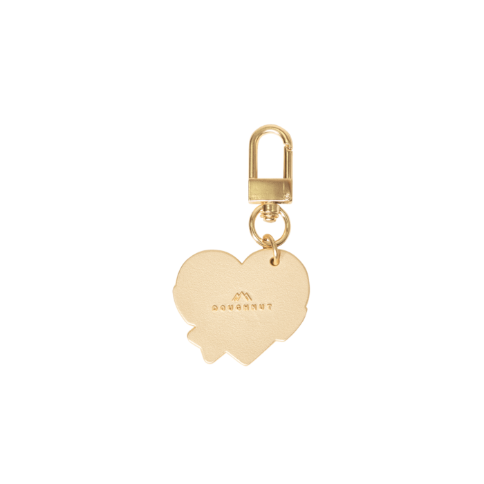 Initial Charm Keychain Heart Keychain