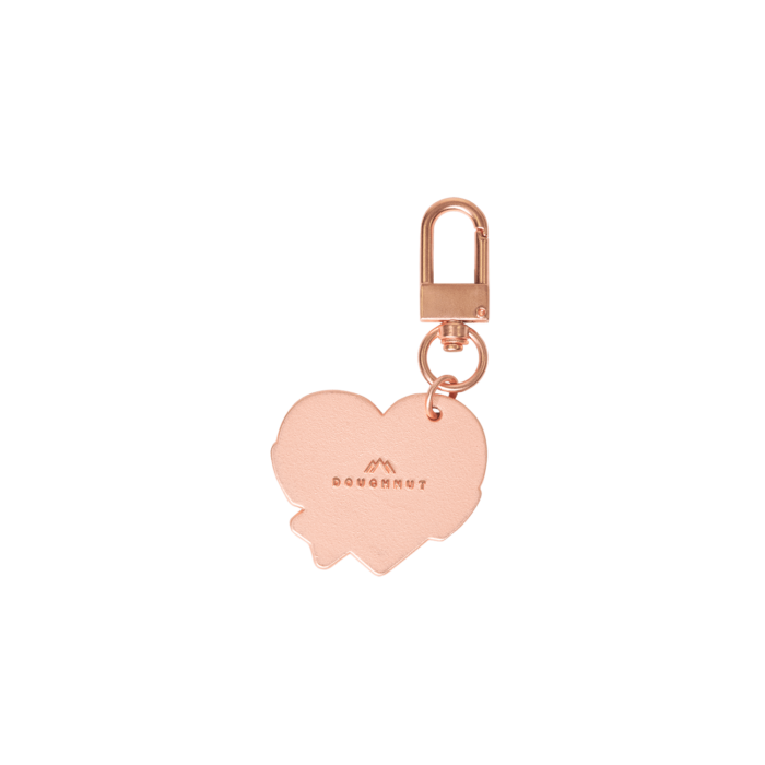 Initial Charm Keychain Heart Keychain